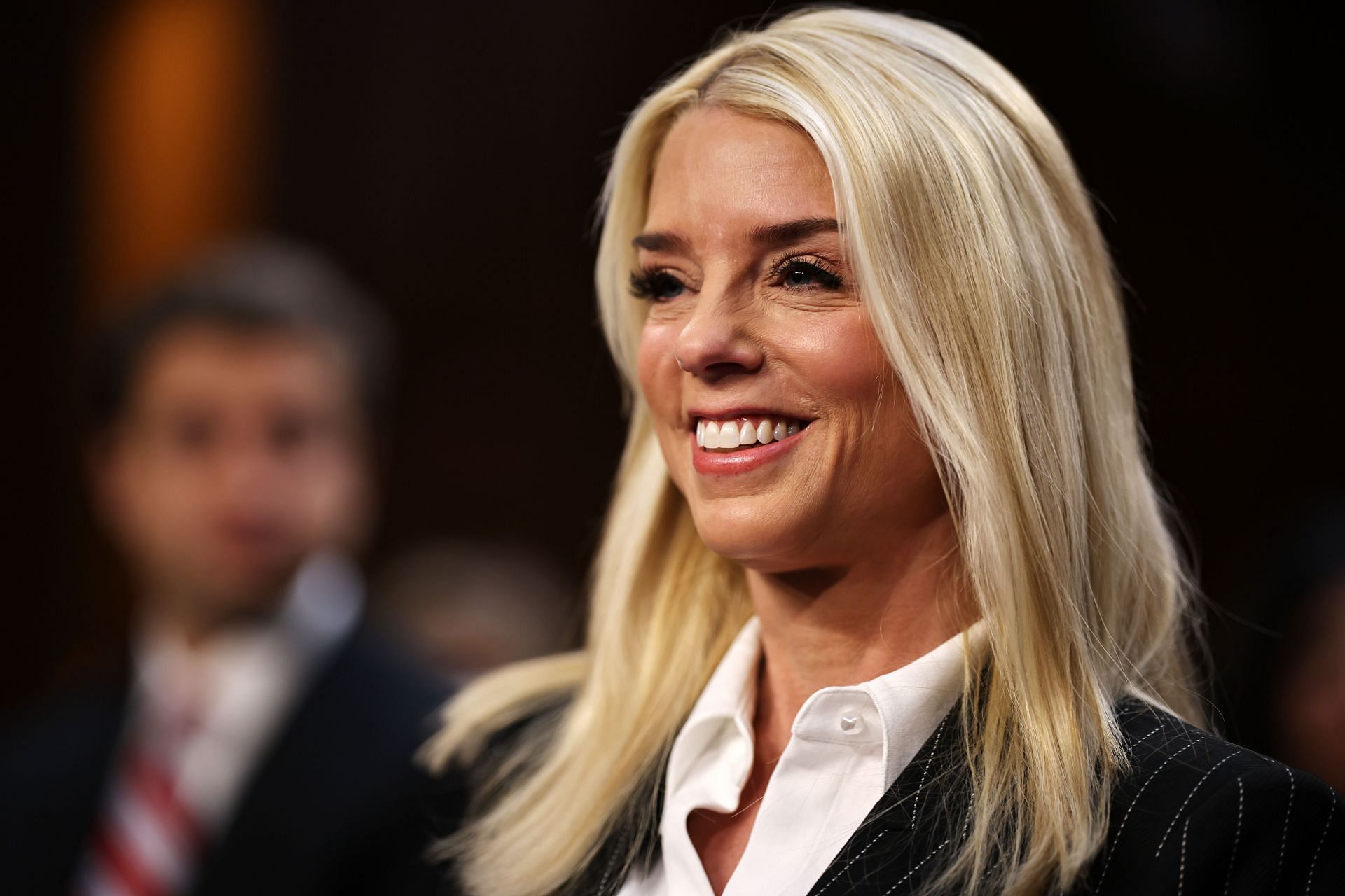 Pam Bondi Attends Confirmation Hearing To Be Attorney General - Source: Getty